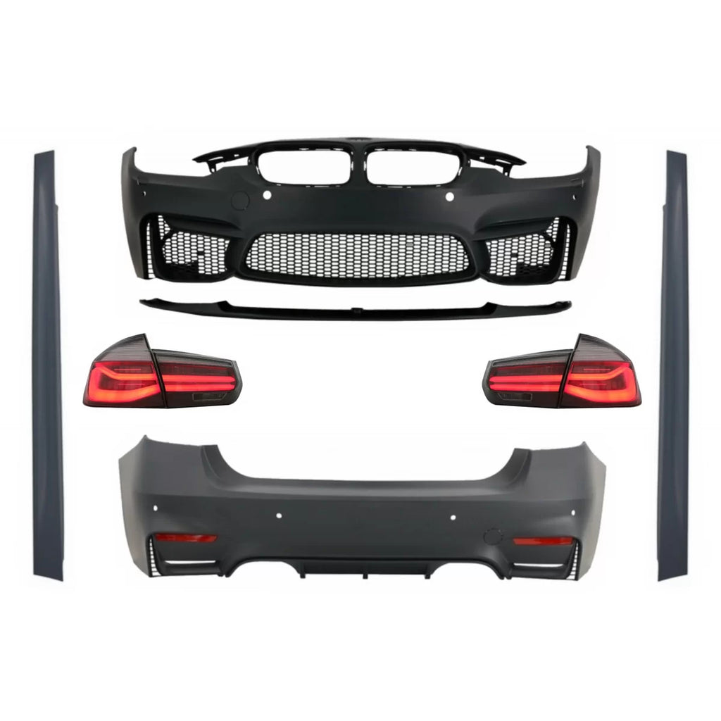 Body kit completo per BMW F30 (2011-2019) con LED fanali posteriori Indicatori di direzione dinamici sequenziali EVO II