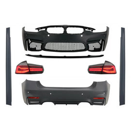 Body kit completo per BMW F30 (2011-2019) con LED fanali posteriori Indicatori di direzione dinamici sequenziali EVO II
