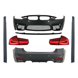 Body kit completo per BMW F30 (2011-2019) con LED fanali posteriori Indicatori di direzione dinamici sequenziali EVO II