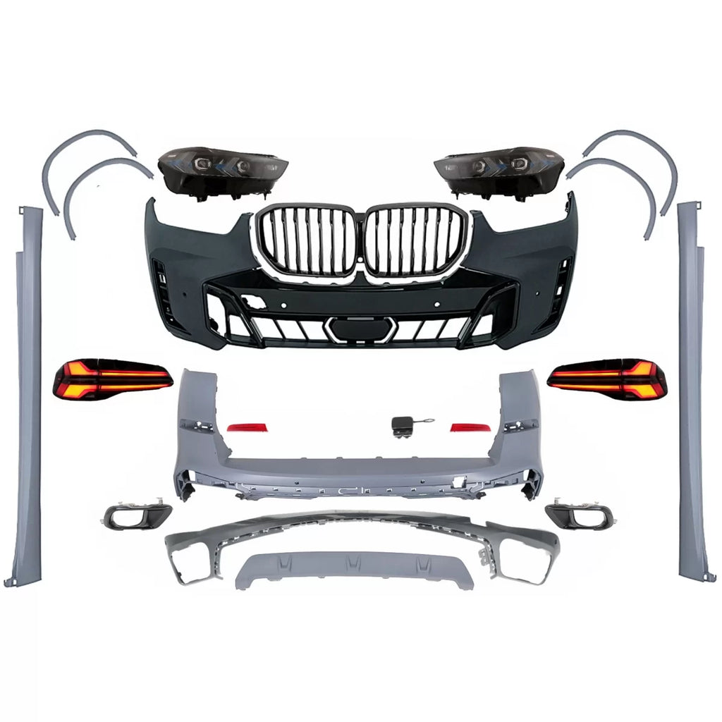 Body kit completo per BMW X5 G05 (2019-2022) conversione a LCI 2024 M-Tech design