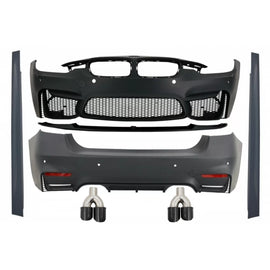 Body kit completo con Fibra di carbonio Terminali di scarico per BMW F30 (2011-2019) EVO II M3 CS stile