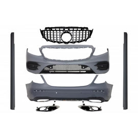 Body kit completo con Griglia centrale e terminali di scarico per Mercedes Classe E W213 (2016-2019) GTR E43 E53 Sport