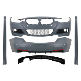 Body kit completo con diffusore sinistro uscita per BMW Serie 3 F30 (2011-2019) M-Performance design