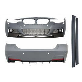 Body kit completo con Terminali di scarico nero per BMW Serie 3 F30 (2011-2019) M-Performance design