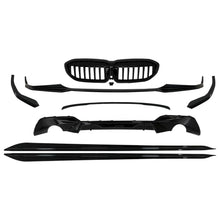 Body kit completo estensioni per BMW Serie 3 G20 berlina (2018-2022) M design Nero lucido