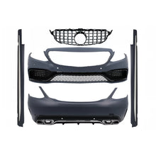 Body kit completo con Griglia anteriore per Mercedes Classe C W205 berlina (2014-2018) C63 design