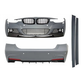 Body kit completo con Griglie a doppio rene per BMW Serie 3 F30 (2011-2019) M-Performance design con doppio versione