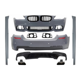 Body kit completo con Griglie a doppio rene per BMW F10 Serie 5 (2014-2017) restyling LCI M-Technik 550i design