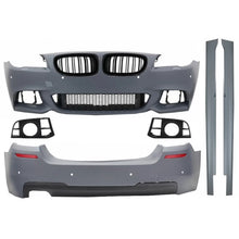 Carica l'immagine nel visualizzatore di Gallery, Body kit completo con Griglie a doppio rene per BMW F10 Serie 5 (2014-2017) restyling LCI M-Technik design