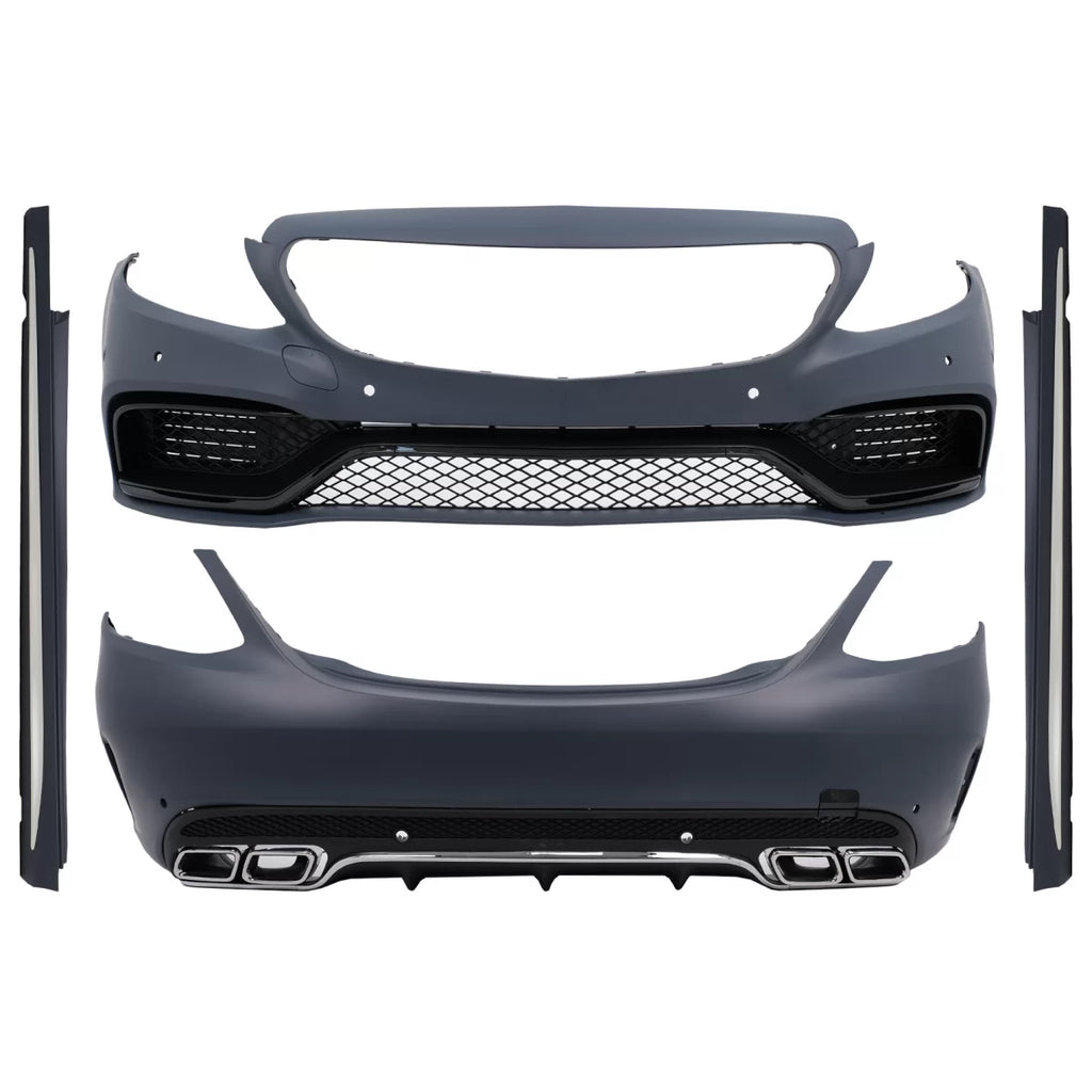 Body kit completo per Mercedes Classe C W205 berlina (2014-2018) C63 design