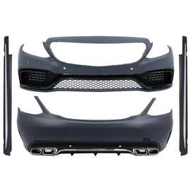 Body kit completo per Mercedes Classe C W205 berlina (2014-2018) C63 design