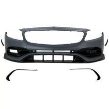 Carica l'immagine nel visualizzatore di Gallery, Body kit completo per Mercedes Classe A W176 (2012-2018) A45 design con Spoiler splitter alette Aero