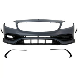 Body kit completo per Mercedes Classe A W176 (2012-2018) A45 design con Spoiler splitter alette Aero