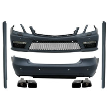 Body kit completo per Mercedes Classe E W212 (2009-2013) E63 stile con Terminali di scarico nero Edition
