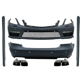 Body kit completo per Mercedes Classe E W212 (2009-2013) E63 stile con Terminali di scarico nero Edition