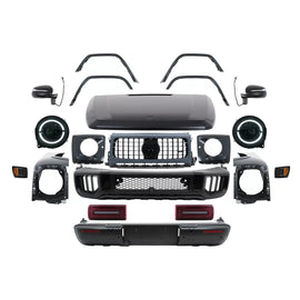 Body kit completo per Mercedes Classe G W463 (2012-2017) conversione a 2024 G63 design