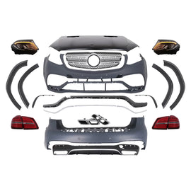 Body kit completo per Mercedes GL-Classe X166 (2012-2016) conversione a 2016 GLS63 design