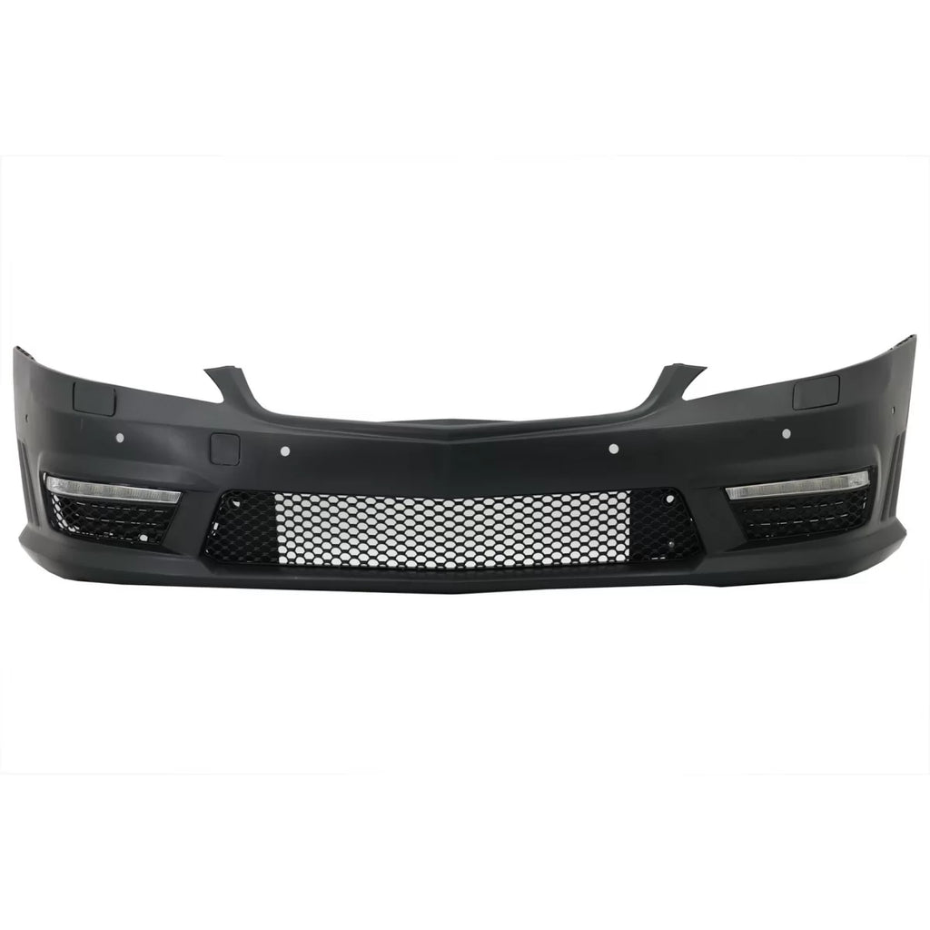 Body kit completo per Mercedes Classe S W221 (2005-2011) LWB con Griglia anteriore cromato e Terminali di scarico nero