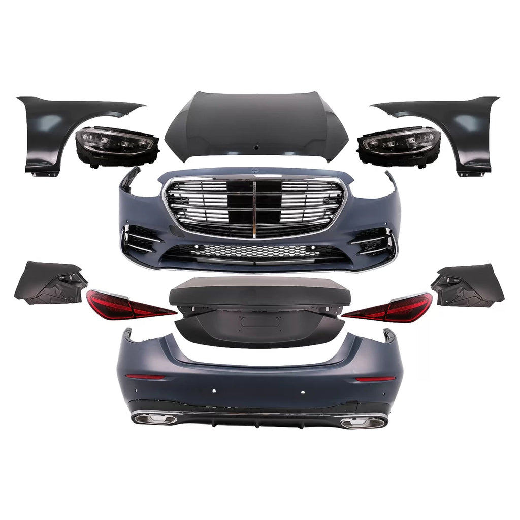 Body kit completo per Mercedes Classe S W221 (2005-2013) conversione a W223 S450 design