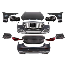 Body kit completo per Mercedes Classe S W221 (2005-2013) conversione a W223 M design
