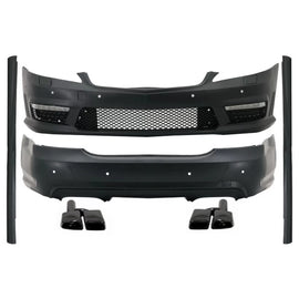 Body kit completo per Mercedes Classe S W221 (2005-2011) LWB con Terminali di scarico nero
