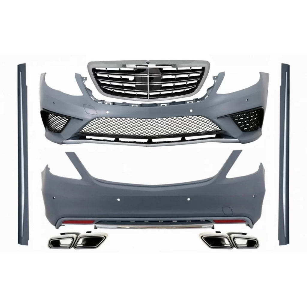 Body kit completo per Mercedes Classe S W222 (2013-06.2017) S63 design LWB
