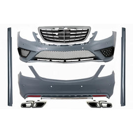 Body kit completo per Mercedes Classe S W222 (2013-06.2017) S63 design LWB
