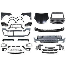 Body kit completo per Porsche Cayenne SUV 9Y0 (2018-2023) conversione a 2024 design