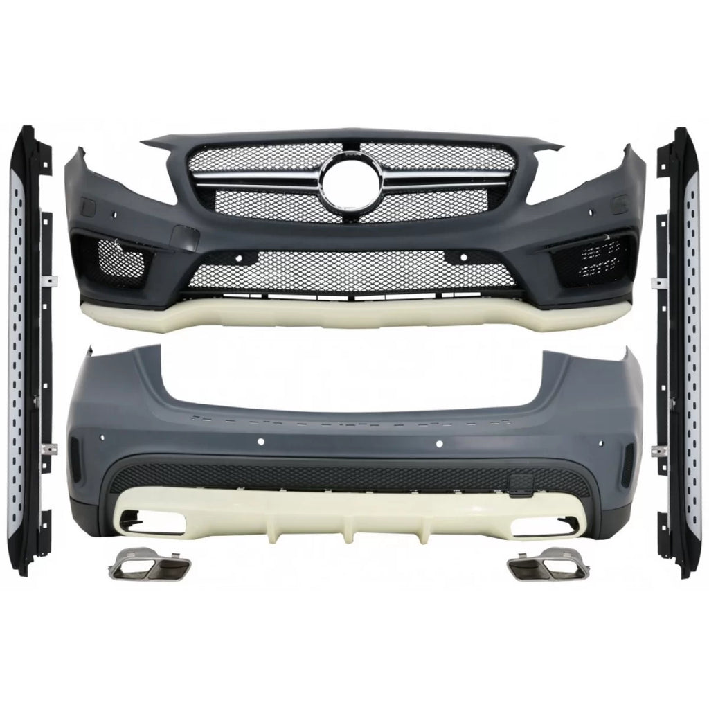 Body kit completo con Pedane laterali per Mercedes GLA X156 (2014-2016)