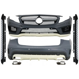 Body kit completo con Pedane laterali per Mercedes GLA X156 (2014-2016)