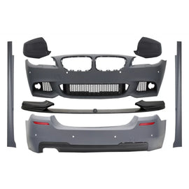 Body kit completo con Spoiler Lip e Calotte specchietti posteriore carbonio per BMW Serie 5 F10 Non LCI (2011-2014) M