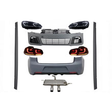 Body kit completo per VW Golf VI 6 MK6 (2008-2013) R20 design con fari anteriori LED e fanali posteriori dinamico