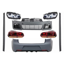 Carica l'immagine nel visualizzatore di Gallery, Body kit completo per VW Golf VI 6 MK6 (2008-2013) R20 design con fari anteriori LED RHD e fanali posteriori dinamico