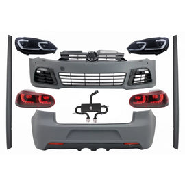 Body kit completo per VW Golf VI 6 MK6 (2008-2013) R20 design Sistema di scarico Catback silenziatore