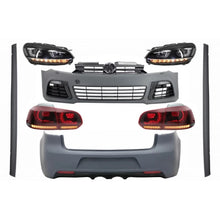 Carica l'immagine nel visualizzatore di Gallery, Body kit completo per VW Golf VI 6 MK6 (2008-2013) R20 design con fari anteriori e fanali posteriori dinamico Indicatore