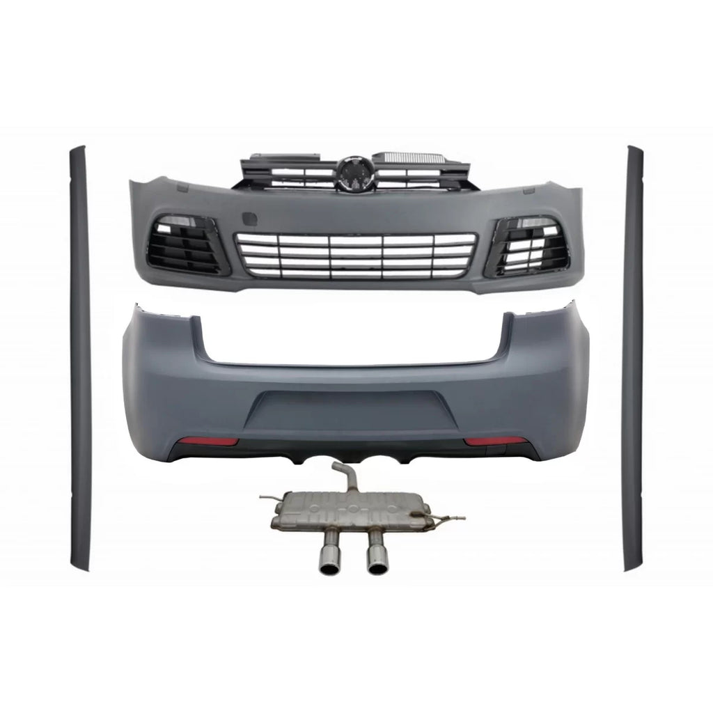 Body kit completo per VW Golf VI 6 R20 stile (2008-2013) con completo Sistema di scarico R20 gruppo