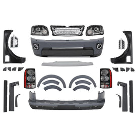 Body kit di conversione completo per Land Rover Discovery 3 L319 (2004-2009) a Discovery 4 restyling