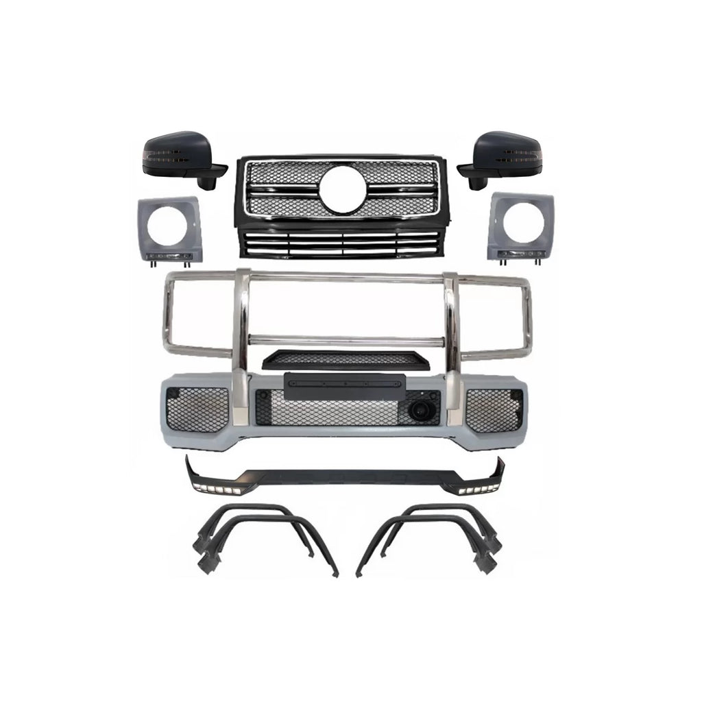 Completo conversione Paraurti anteriore gruppo per Mercedes Classe G W463 (1989-2018) G63 G65 design