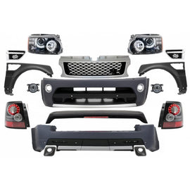 Completo conversione Retrofit Body kit per Land Range Rover Sport L320 restyling (2009-2013) Autobiography design