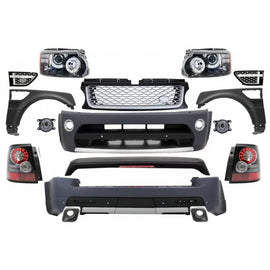 Completo conversione Retrofit Body kit per Land Range Rover Sport L320 restyling (2009-2013) Autobiography design