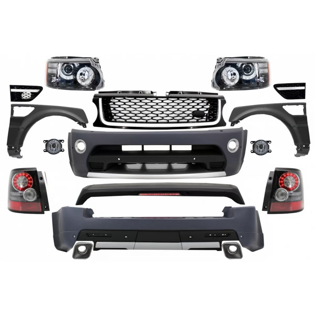 Completo conversione Retrofit Body kit per Land Range Rover Sport L320 restyling (2009-2013) Autobiography design