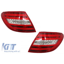 Completo conversione Retrofit Body kit con luci per Mercedes Classe C W204 (2007-2014) restyling C63 design