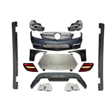 Body kit Mercedes Classe C W204 2007-2012 stile C63 restyling con fari xenon
