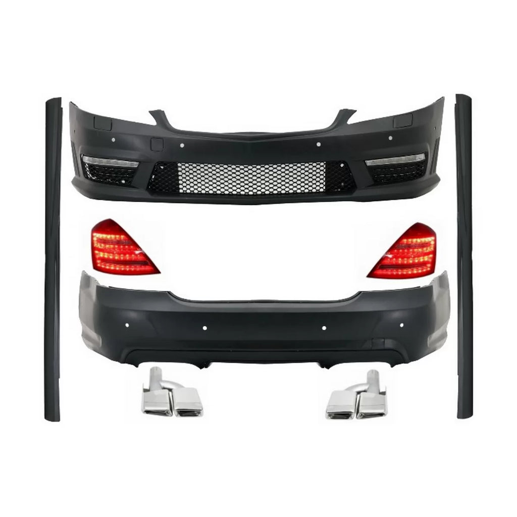 Completo restyling Body kit per Mercedes Classe S W221 LWB (2005-2009)