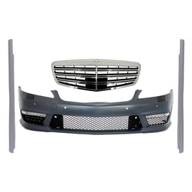 Completo Paraurti anteriore gruppo con Griglia centrale per Mercedes Classe S W221 (2005-2010) S63 S65 design