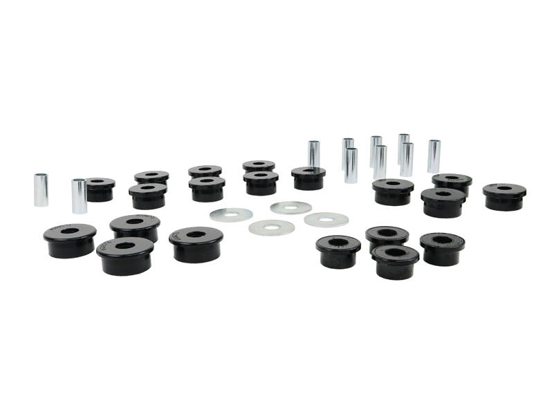 Kit boccole bracci longitudinali e barra Panhard posteriore Whiteline per Toyota Land Cruiser serie 80 e 105 — confezione completa