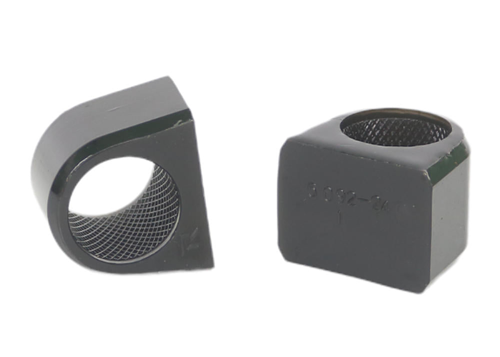 Due boccole nere per supporto barra antirollio Whiteline da 24 mm