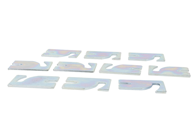 Spessori regolazione geometria sospensioni 3,0 mm Whiteline per Ford Falcon/Fairlane AU-FGX e FPV — confezione completa