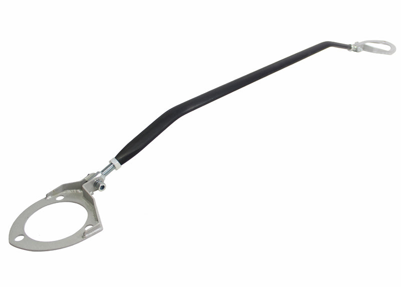 Barra duomi anteriore Whiteline con piastre terminali per Mitsubishi Lancer CJ, CY