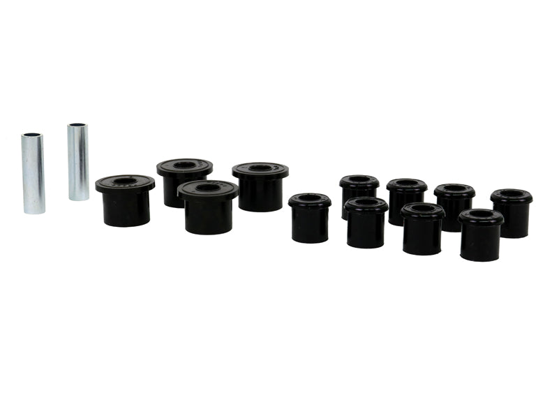 Kit boccole balestre posteriore Whiteline per Holden Colorado, Rodeo e Isuzu D-Max — confezione completa